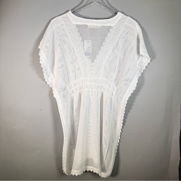 SeaSpice Resort Wear Women’s Cover-up White Size L Beach Tunic - Picture 4 of 13
